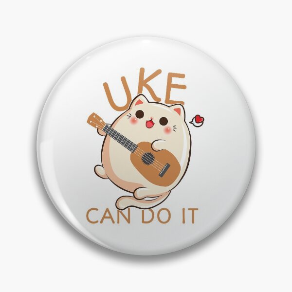 Item preview, Ukulele print Funny Uke Can Do It Cat Playing product Gift  designed and sold by JodyLamp.