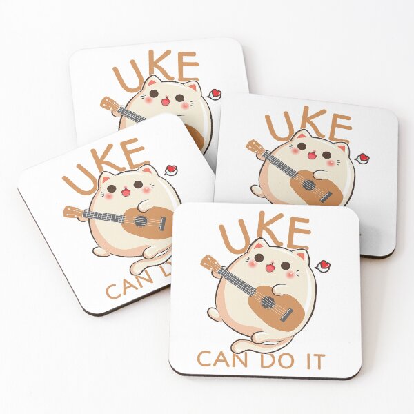 Item preview, Ukulele print Funny Uke Can Do It Cat Playing product Gift  designed and sold by JodyLamp.