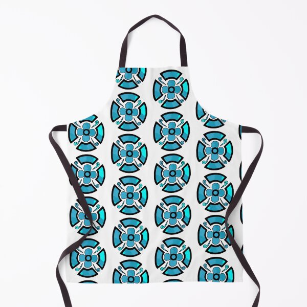 Item preview, Flower shield (turquoise tie dye) designed and sold by Encie-Designs.