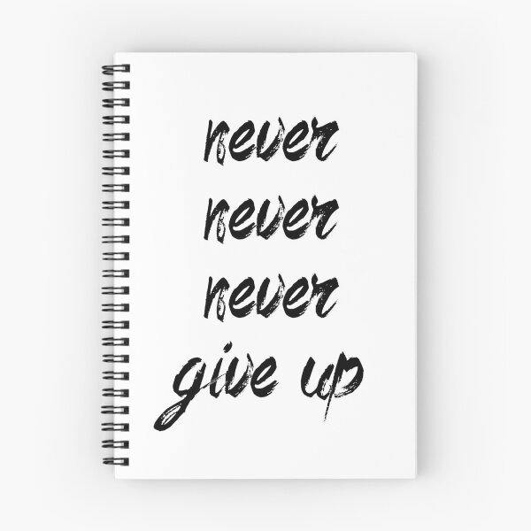 Item preview, never give up designed and sold by Mevn 5.