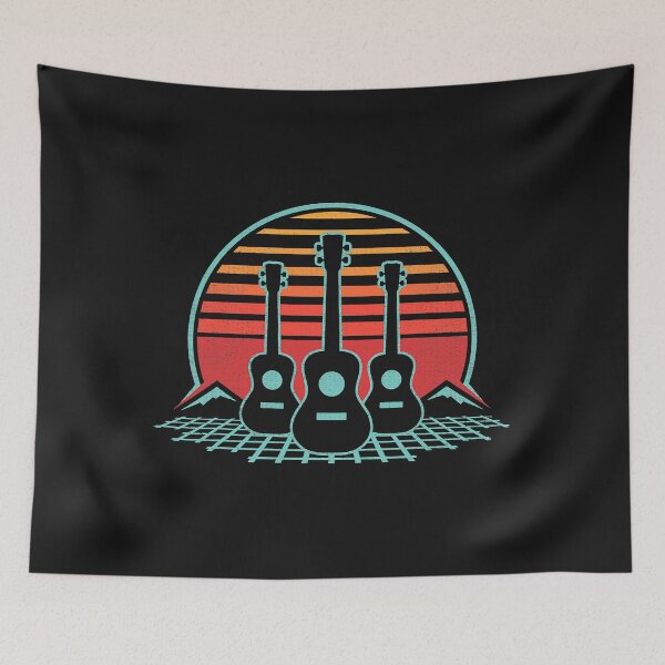 Item preview, Ukulele Retro Vintage 80s Style Uke Player Musician Gift  designed and sold by JodyLamp.