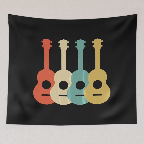Item preview, Ukulele Vintage Retro Art Ukulele Uke Music  designed and sold by JodyLamp.