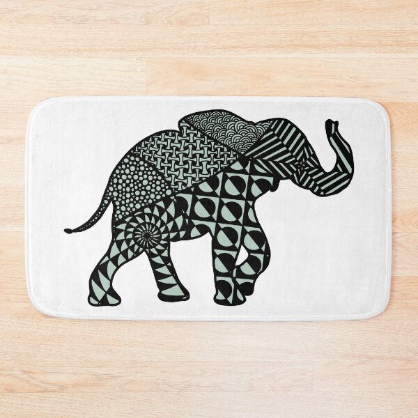 Item preview, Zendoodle Elephant designed and sold by heatherbenner.