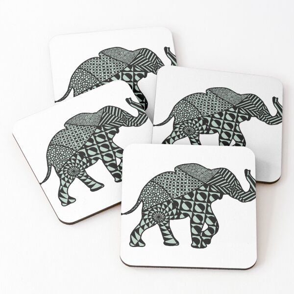 Artikelvorschau, Zendoodle-Elefant entworfen und verkauft von heatherbenner.