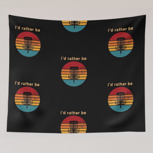 Item preview, I'd Rather be Disc Golfing, Disc Golf designed and sold by DiscGolfTees.