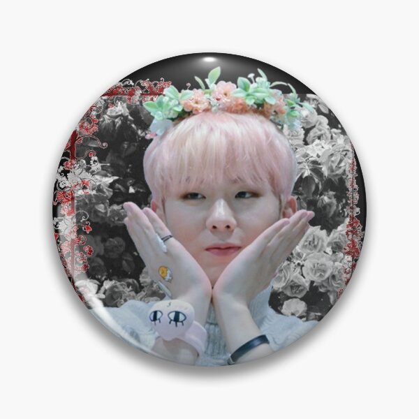 Item preview, Yoo Kihyun MONSTA X Kihyun Korean Kpop Floral Design designed and sold by Piosenka Art.
