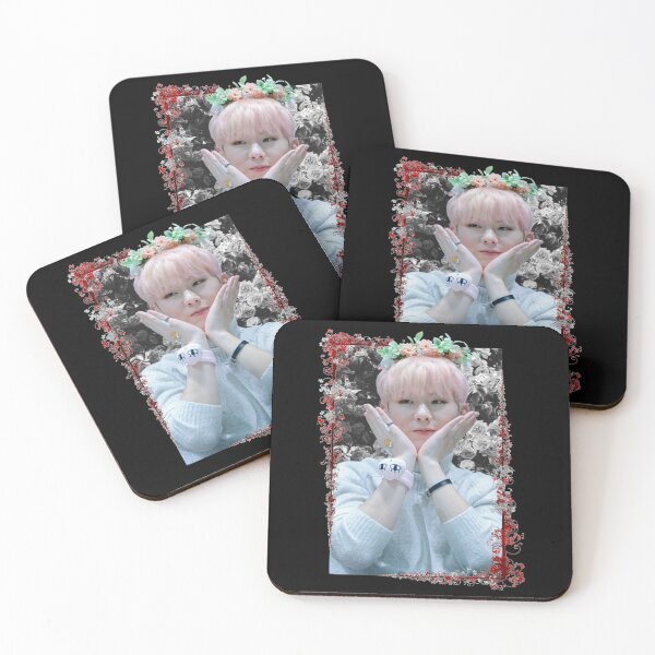 Item preview, Yoo Kihyun MONSTA X Kihyun Korean Kpop Floral Design designed and sold by Piosenka Art.