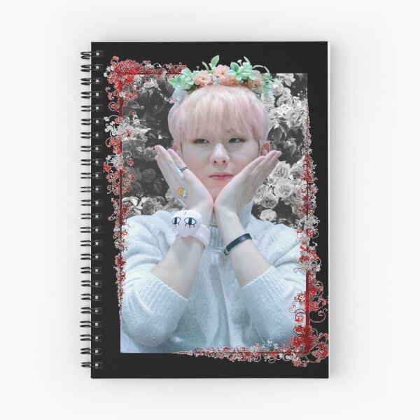 Item preview, Yoo Kihyun MONSTA X Kihyun Korean Kpop Floral Design designed and sold by Piosenka Art.