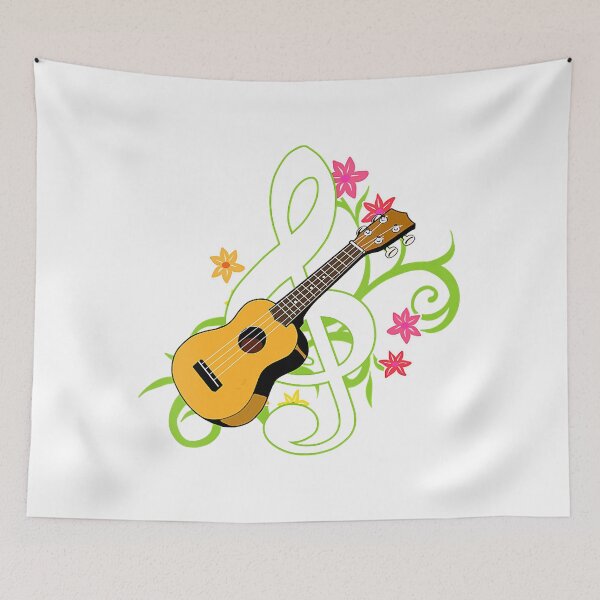 Item preview, Womens Ukulele Hawaii Tropical Music Note Gift Ukulele Player designed and sold by JodyLamp.