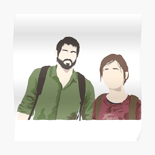 Joel And Ellie Wall Art Redbubble