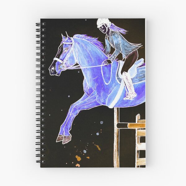 Item preview, Purple show jumping girl and pony designed and sold by horseaddicted.