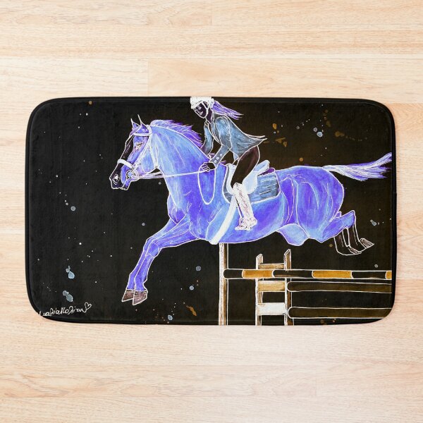 Item preview, Purple show jumping girl and pony designed and sold by horseaddicted.