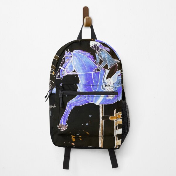 Item preview, Purple show jumping girl and pony designed and sold by horseaddicted.