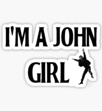 John Lennon girl Sticker