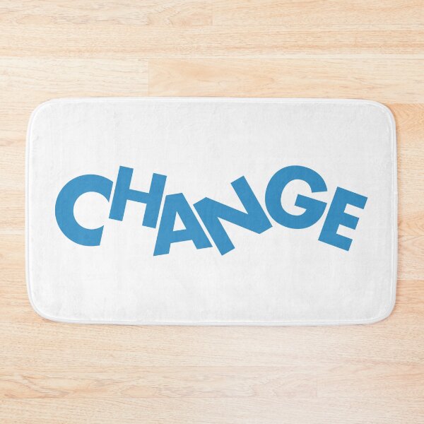 Item preview, Modern, creative, playful typographic graphic design of Change designed and sold by theendup.