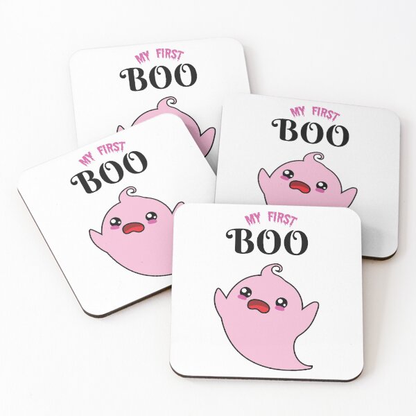 Item preview, My First Boo Cute Pink Ghost Baby Girl First Birthday Halloween  designed and sold by dass-art.