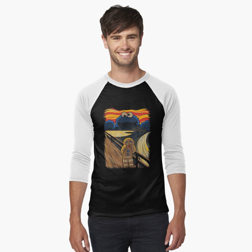 Monster Shirt. The Cookie Scream Unisex T-Shirt. 100% Cotton