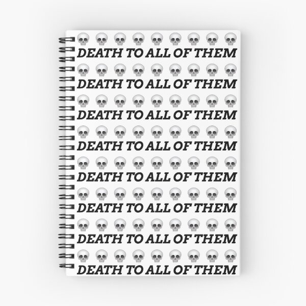 Item preview, Death to all of them sticker designed and sold by nivaaad.