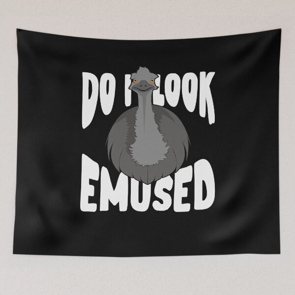 Item preview, Do I Look Emused Funny Emu Animal Lover Gift designed and sold by Marcid95.