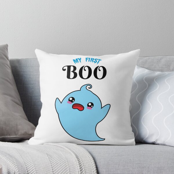 Item preview, My First Boo Cute Blue Ghost Baby Boy First Birthday Halloween  designed and sold by dass-art.