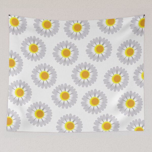 Item preview, Flower Pattern white color #pattern Sticker designed and sold by thecolorarts.
