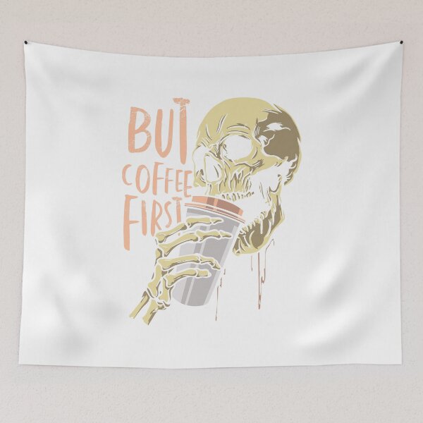 Item preview, Coffee Skull , But coffee first , Low Battery Need cup of Coffee designed and sold by TRIBExSPACE.