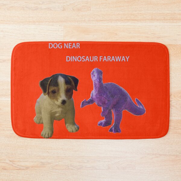 Item preview, Dog Near Dinosaur Faraway designed and sold by Diesel Drinking Dinosaurs.