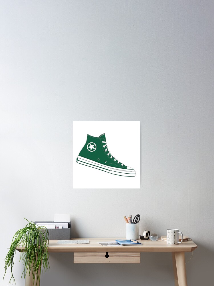 Converse hotsell verde bandera