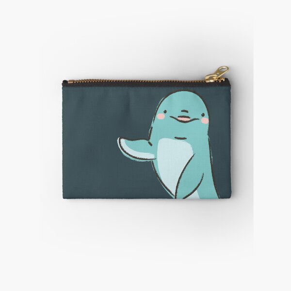 Item preview, "HELLO!!!" a cute dolphin is waving at you!!! designed and sold by Sophieeeeehu.
