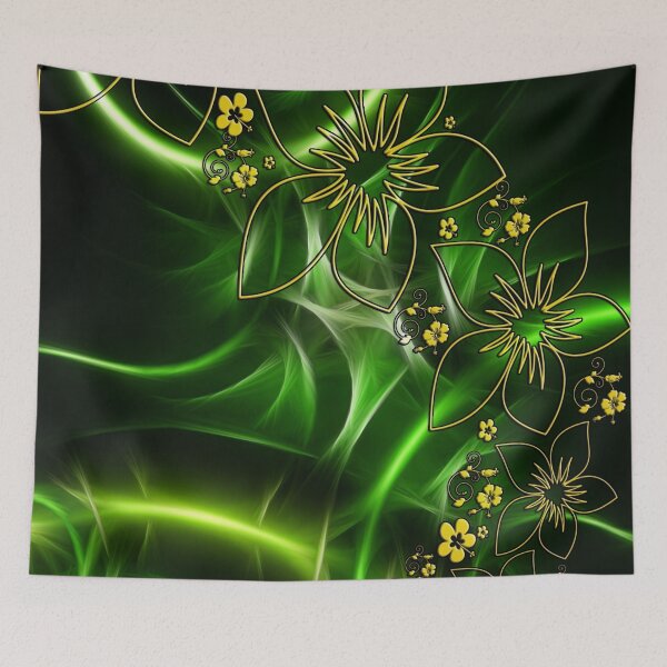 Item preview, Fantasy Green Decorative Flower Petals designed and sold by FreedomUniverse.