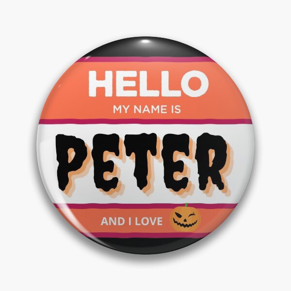 Item preview, Hello my name is Peter, I love Pumpkin, Peter Peter Pumpkin Eater, Scary Looking Halloween Fonts designed and sold by subtleday.