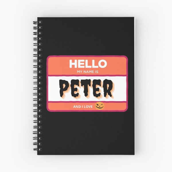 Item preview, Hello my name is Peter, I love Pumpkin, Peter Peter Pumpkin Eater, Scary Looking Halloween Fonts designed and sold by subtleday.