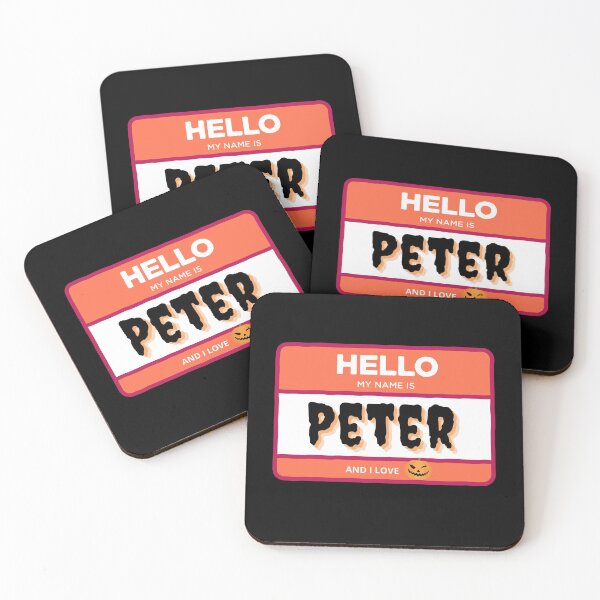 Item preview, Hello my name is Peter, I love Pumpkin, Peter Peter Pumpkin Eater, Scary Looking Halloween Fonts designed and sold by subtleday.