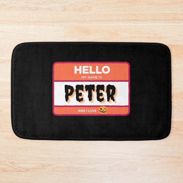 Item preview, Hello my name is Peter, I love Pumpkin, Peter Peter Pumpkin Eater, Scary Looking Halloween Fonts designed and sold by subtleday.