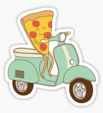 pizza delivery Sticker
