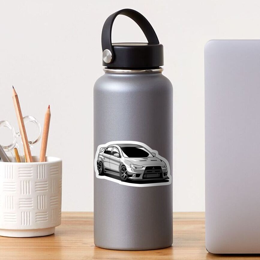 "LANCER EVOLUTION EVO X jdm illustration" Sticker for Sale by