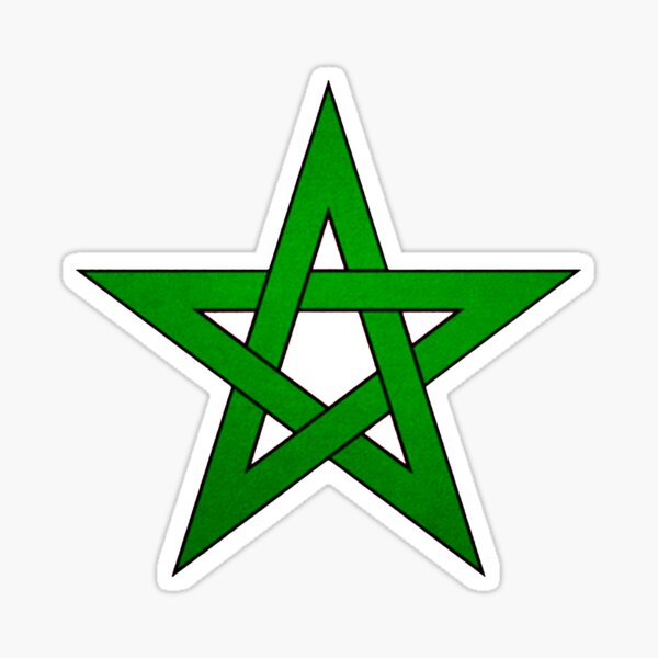 Moroccan flag - Moor - Moors Sticker