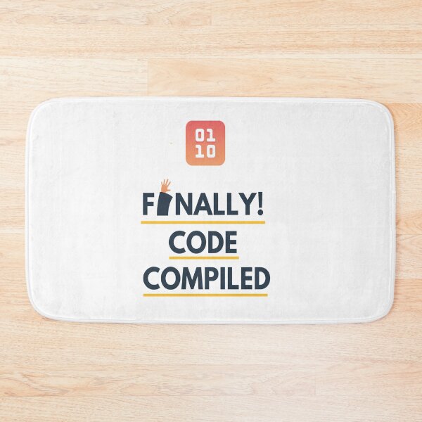 Item preview, Finally Code Compiled designed and sold by Tshirtpedia.