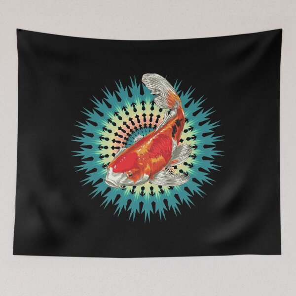 Item preview,  Mandala Koi Illustration designed and sold by springflow.