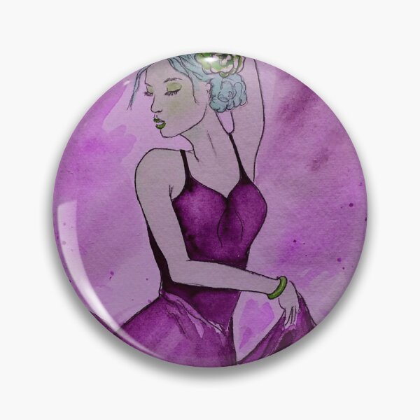 Item preview, Magenta ballerina dancing portrait designed and sold by horseaddicted.