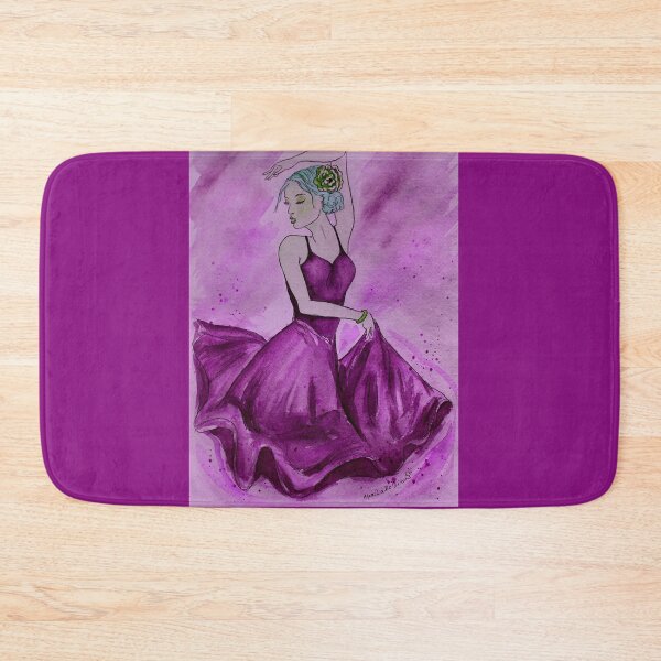 Item preview, Magenta ballerina dancing portrait designed and sold by horseaddicted.