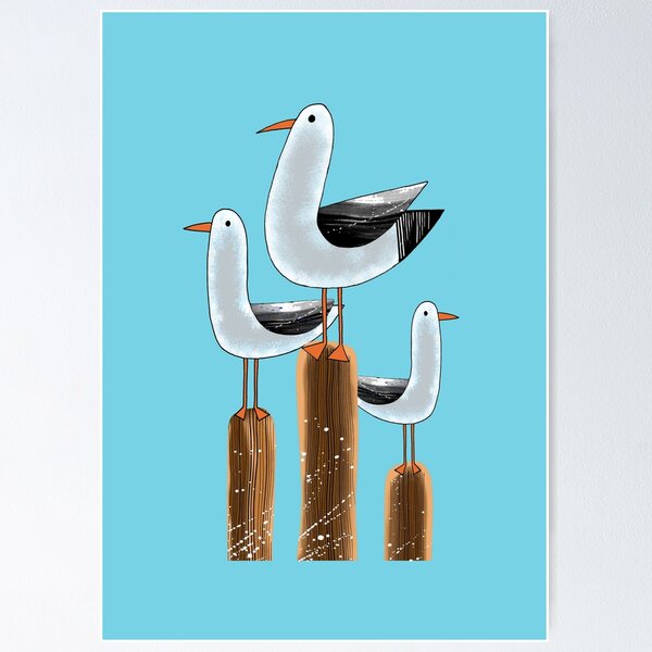Item preview, Seagulls designed and sold by Andrew  Hitchen.
