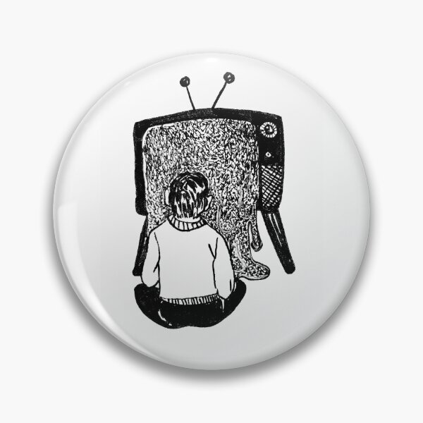 Item preview, Children and tv ink illustration designed and sold by DaryaGeft.
