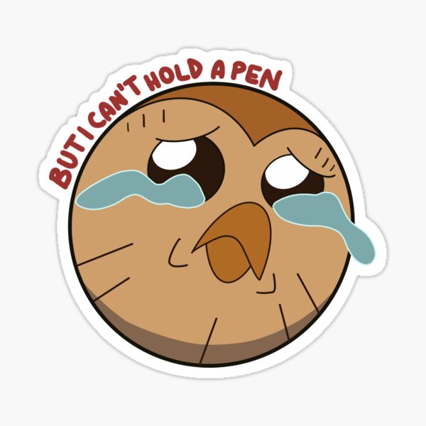 Sad hooty :( Sticker