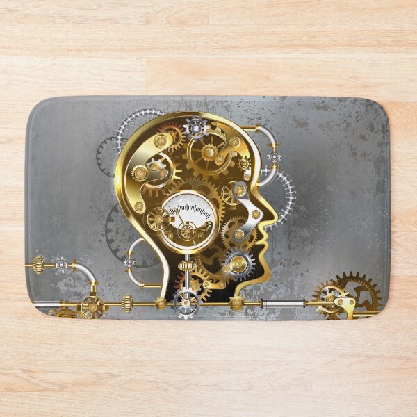 Item preview, Steampunk Head with Manometer designed and sold by Blackmoon9.