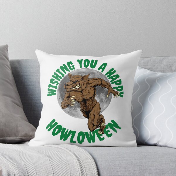 Item preview, WISHING YOU A, HAPPY HOWLOWEEN, WOLF MEME, WEREWOLF, designed and sold by R B Chrystal.