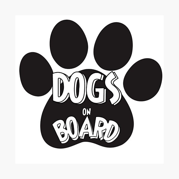 Item preview, Dogs On Board designed and sold by SpikyLlama.