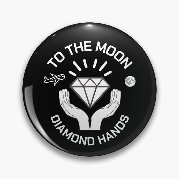 Item preview, To the moon diamond hands designed and sold by sirina2796.