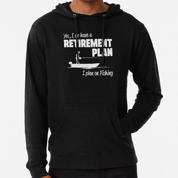 Retirement Fishing Adult Hoodie Funny Angler Baiter Carp Pike Fisherman Retired