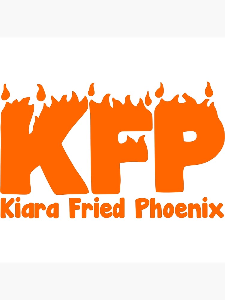 Hololive EN - Takanashi Kiara ( Kiara Fried Phoenix KFP LOGO) Poster